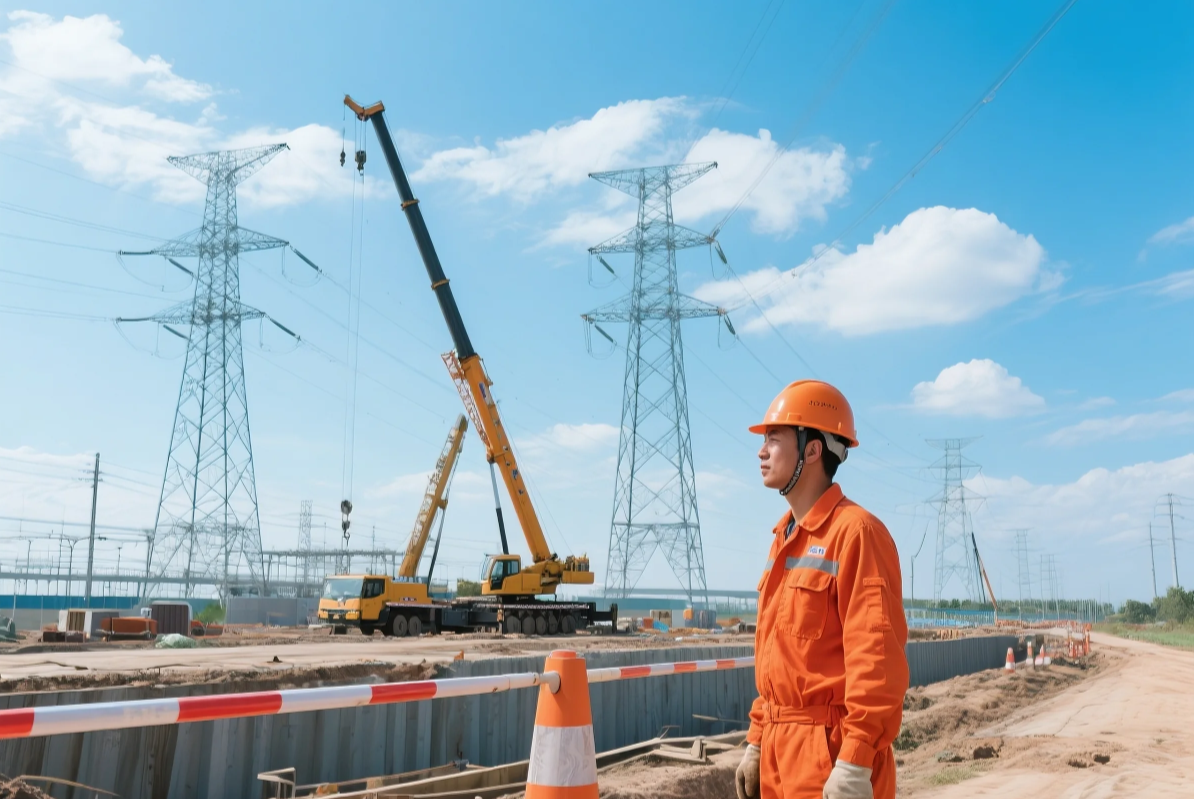 集電線路及基礎(chǔ)施工